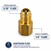 ADAPTADOR PARA MANIFOLD 1/4H x 5/16M CON OVULO