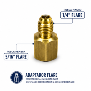 ADAPTADOR PARA MANIFOLD 5/16H x 1/4M CON OVULO