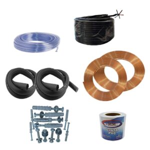 KIT INSTALACION A/A 1/4 Y 1/2 X3MTS SIN MENSULAS