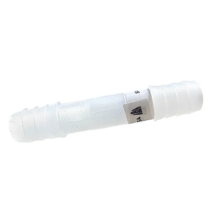 UNION PLASTICA DOBLE PARA MANGUERA CRISTAL 5/8-1/2