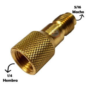 ADAPTADOR PARA MANIFOLD 1/4H x 5/16M CON OVULO