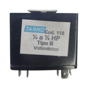 RELAY VOLTIMETRICO 1/4 A 1/2 HP CON SOPORTE