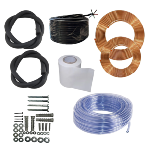 KIT INSTALACION A/A 1/4 Y 1/2 X5MTS SIN MENSULAS