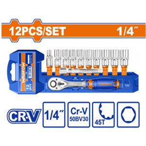 JUEGO SET DE TUBOS 1/4 12PZS WADFOW